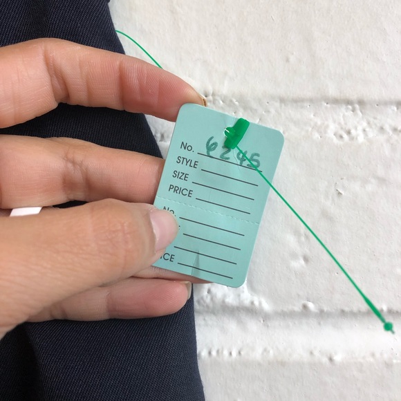 BOUTIQUE GIVENCHY navy pencil skirt vintage - Picture 4 of 4